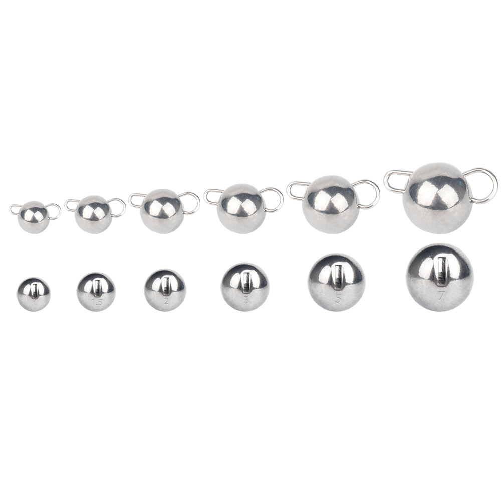 Tungsten Sinkers - MUUNN 10 Stuks Cheburashka Gewichten Vissen