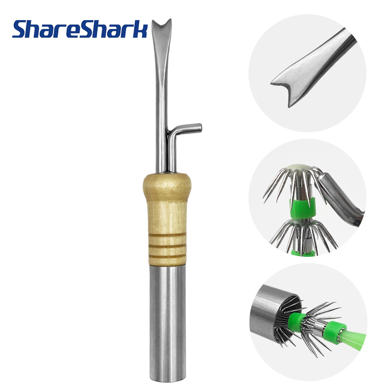 Saltwater Fishing Hook - ShareShark Multifunctionele Inktvis Jig Haak Corrector