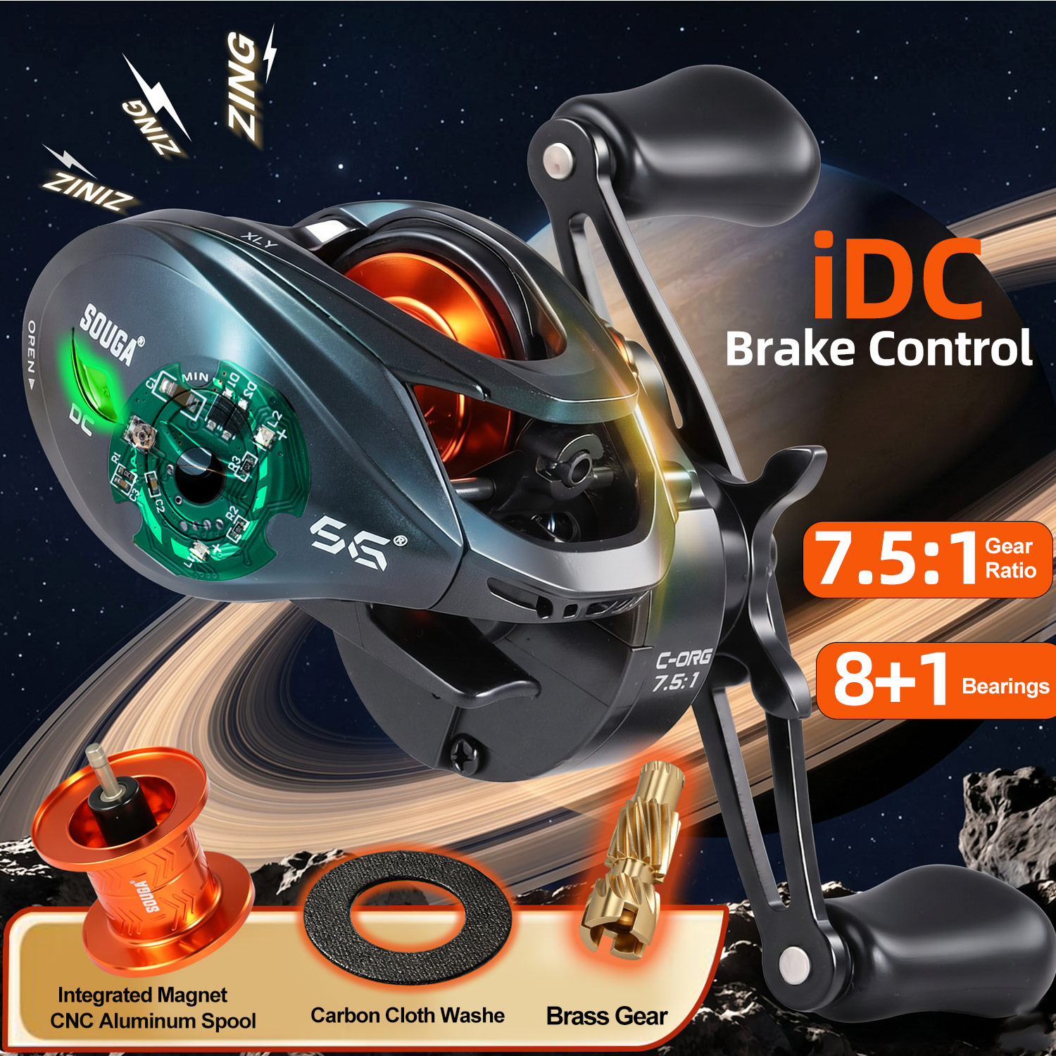 Sougayilang ORG-DC iDC Elektro - Electric Fishing Reel recensie en prijs