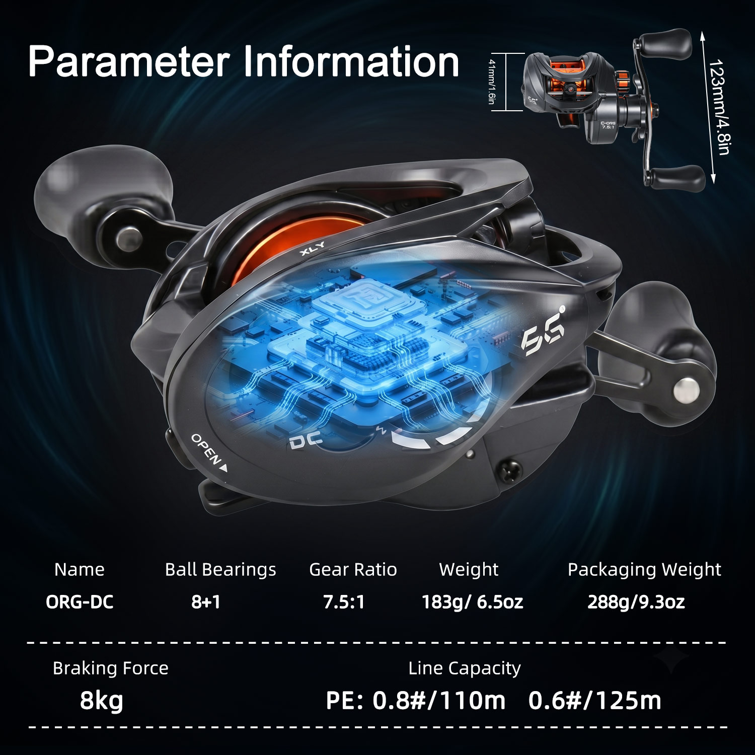 Sougayilang ORG-DC iDC Elektro - Electric Fishing Reel recensie en prijs