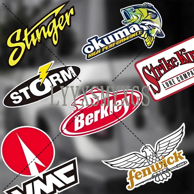 Zelfklevende viskist-sticker v - Fishing Equipment Box recensie en prijs