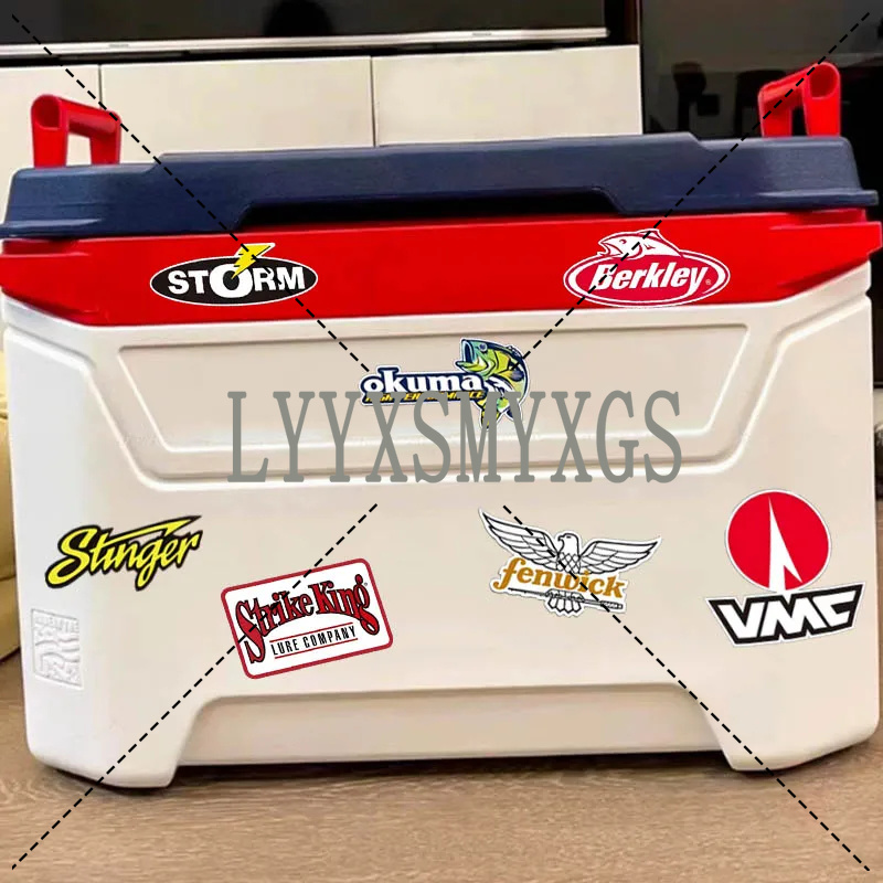 Zelfklevende viskist-sticker v - Fishing Equipment Box recensie en prijs