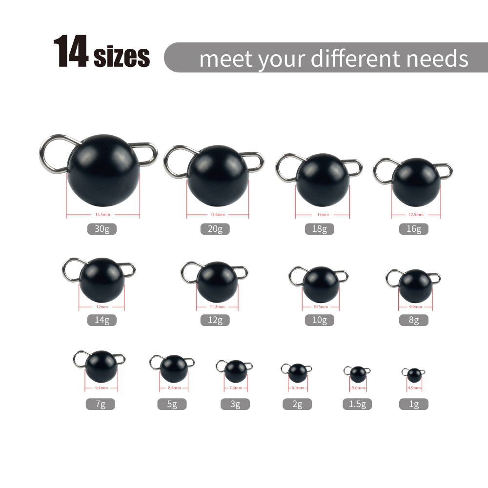 MUUNN 10 Stuks Cheburashka Gew - Tungsten Sinkers recensie en prijs