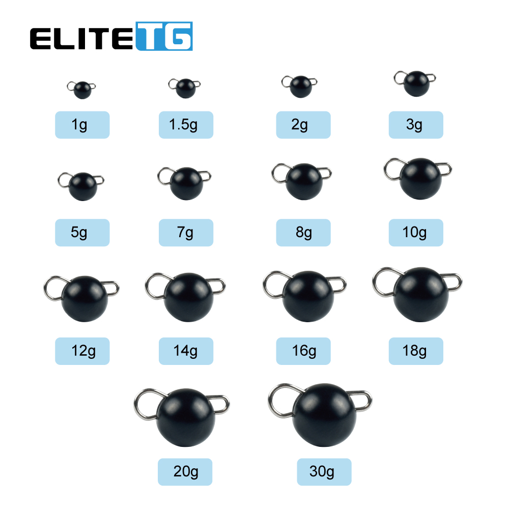 Elite TG 10 stuks Zwarte Chebu - Tungsten Sinkers recensie en prijs