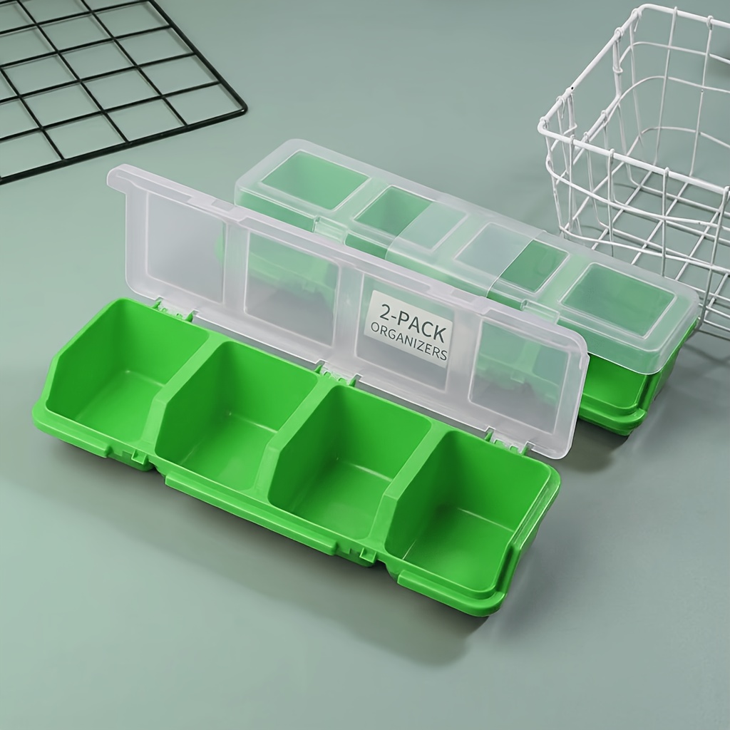 2-pack 4-compartimenten plasti - Fishing Equipment Box recensie en prijs