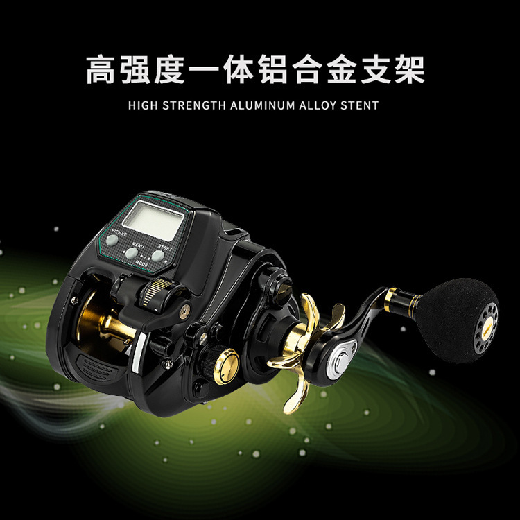 Linkerhand elektrische trollin - Electric Fishing Reel recensie en prijs