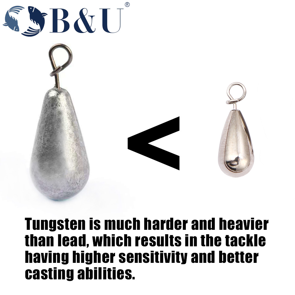 B&U Tungsten Fastach Sinker Fi - Tungsten Sinkers recensie en prijs